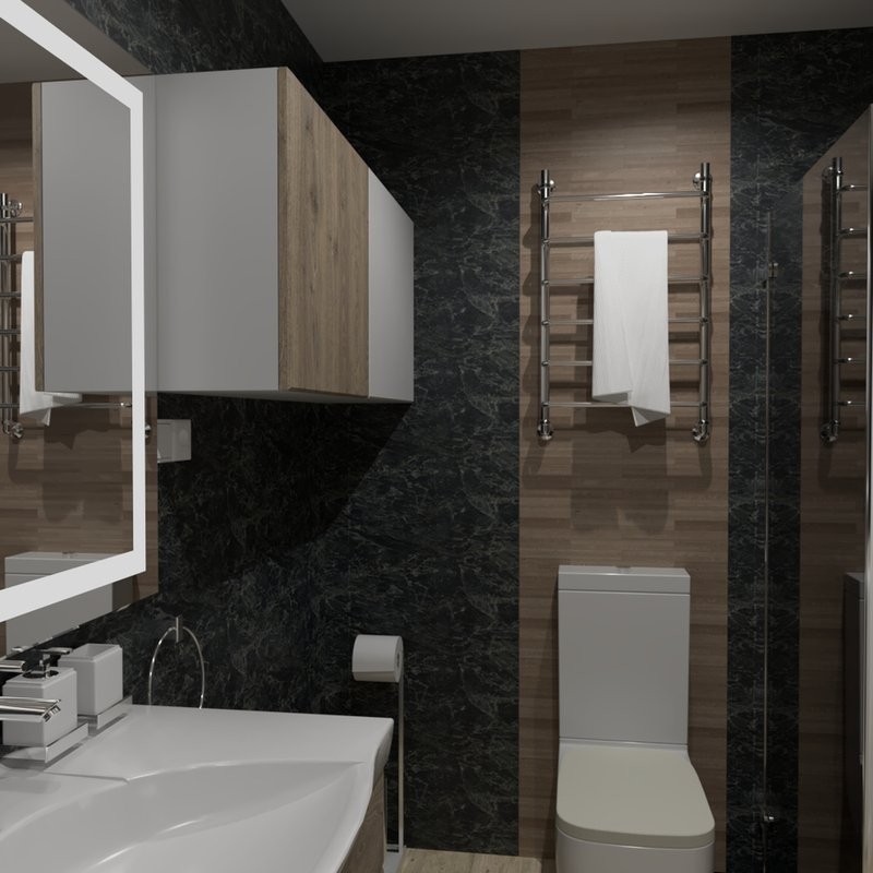 Полотенцесушитель водяной Маргроид Вид 8 08-8050-000 80x50