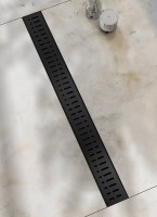 Душевой трап (лоток) Raglo R650 R650.50.06 50 см, решетка черная, с сифоном