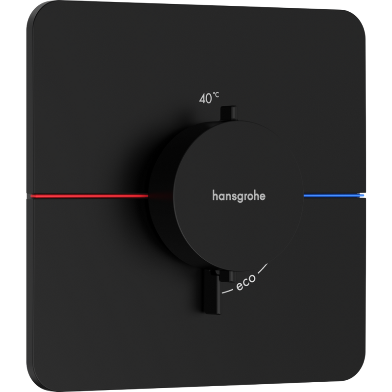 Термостатический смеситель встраиваемый Hansgrohe ShowerSelect Comfort Q 15588670 С ВНУТРЕННЕЙ ЧАСТЬЮ, черный матовый