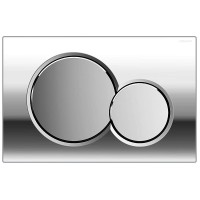 Кнопка смыва для унитаза AZARIO NEW AZ-010 пластик, цвет глянцевый хром