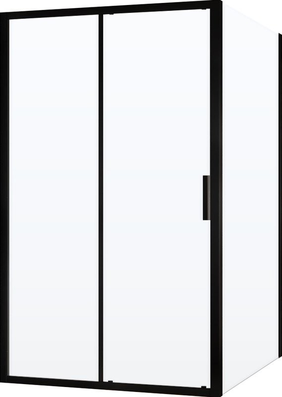 Душевой уголок Ravak Blix Slim BLSDP2 100x80, профиль черный