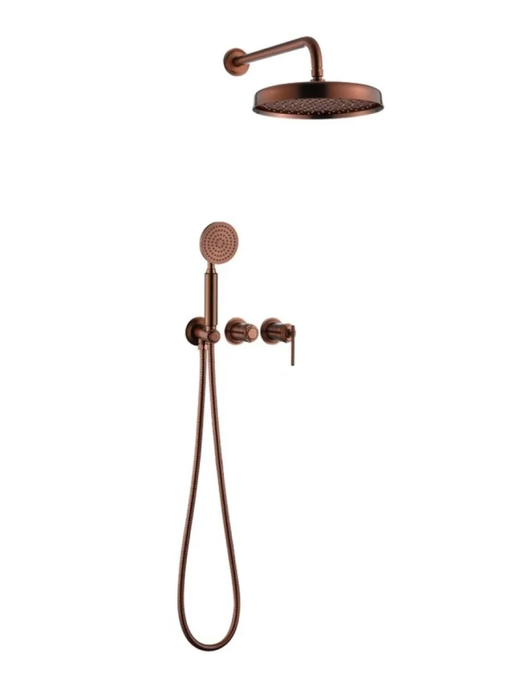 Душевой комплект Boheme Eterna 174-CB С ВНУТРЕННЕЙ ЧАСТЬЮ, copper brushed