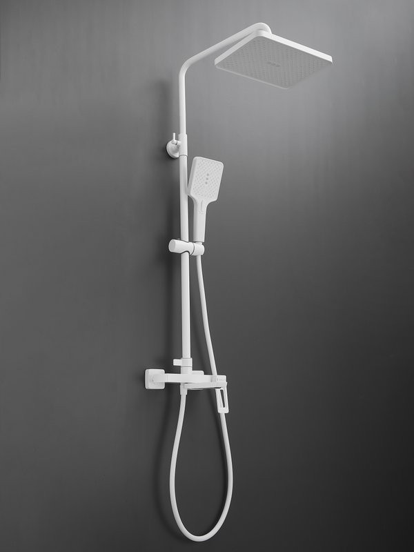 Душевая стойка Haiba HB24732-8 белая