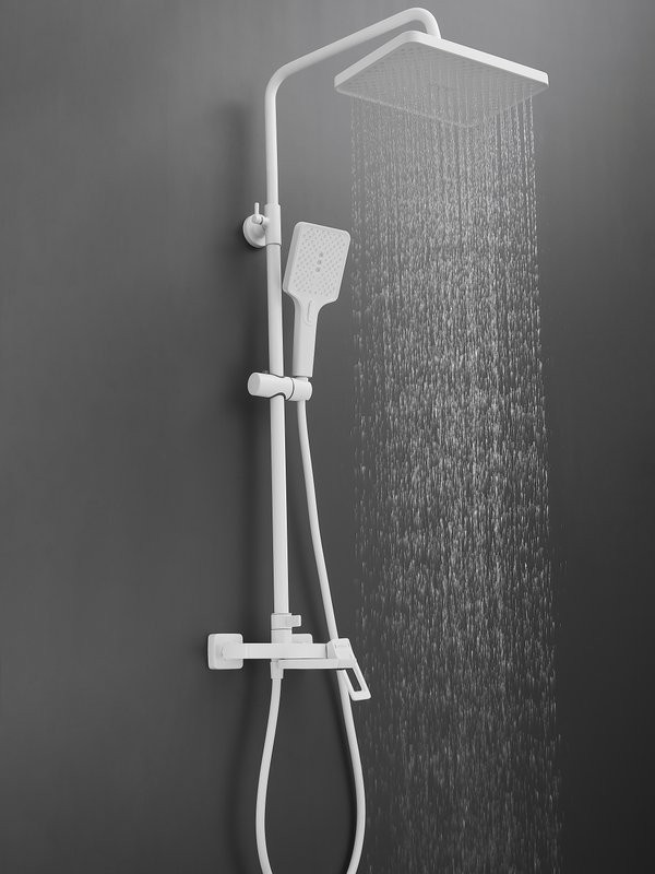 Душевая стойка Haiba HB24732-8 белая