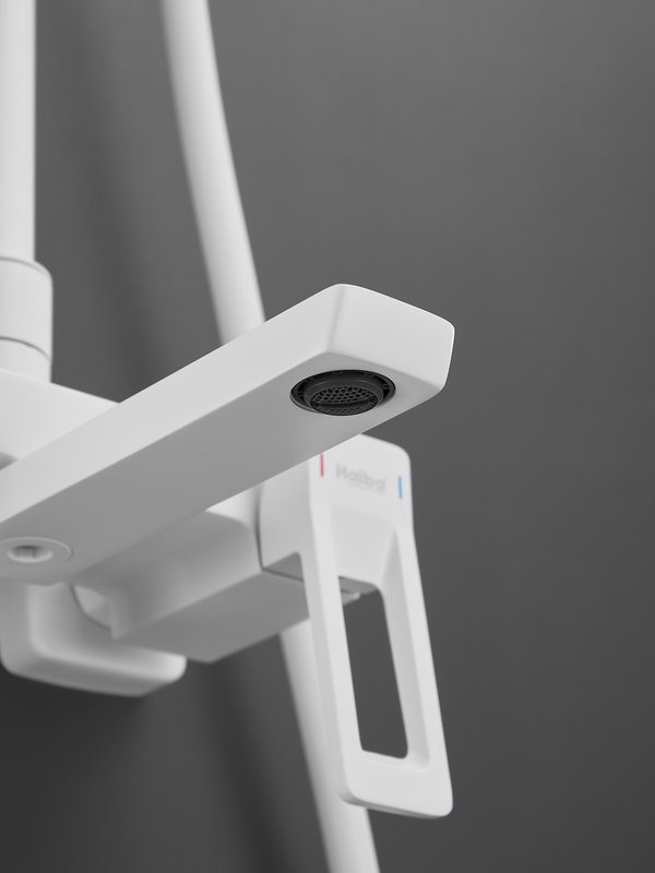 Душевая стойка Haiba HB24732-8 белая