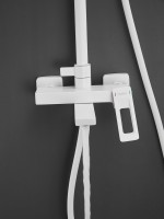 Душевая стойка Haiba HB24732-8 белая