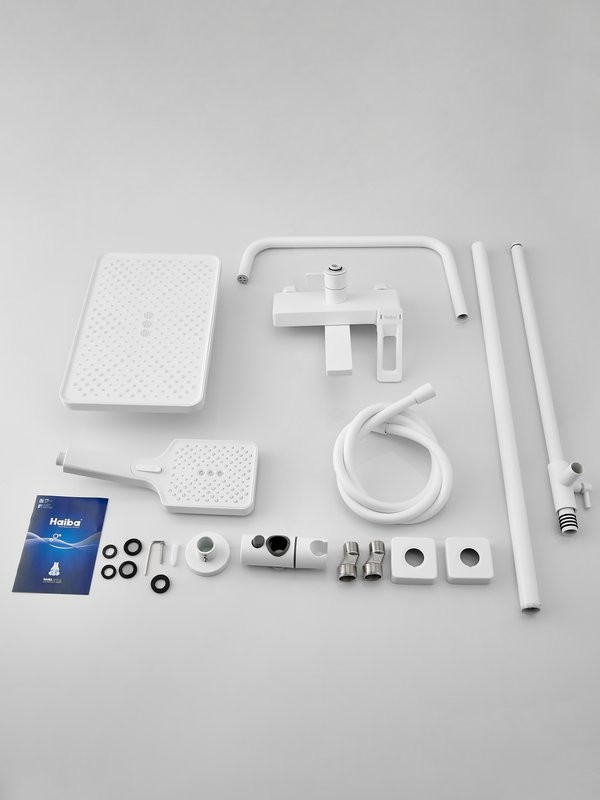 Душевая стойка Haiba HB24732-8 белая