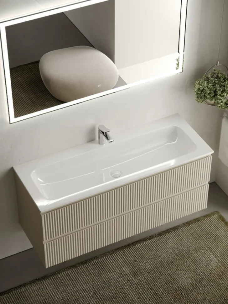 Тумба под раковину Sancos Snob R 120, beige soft