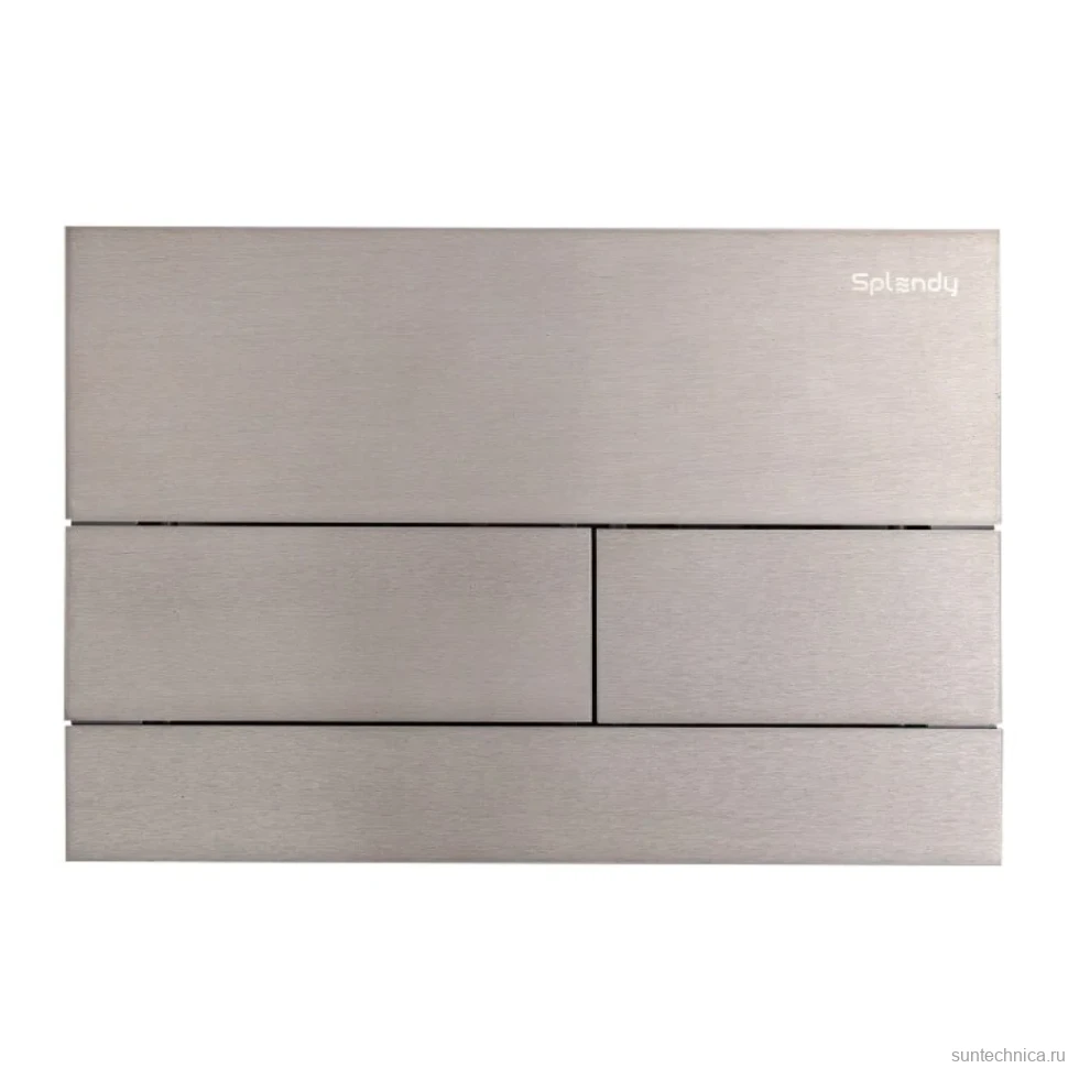 Кнопка смыва для унитаза Splendy Stable Mood SM302TMSB нержавеющая сталь, цвет брашированная сталь