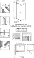 Душевой уголок Radaway Nes KDJ II 90x80 L