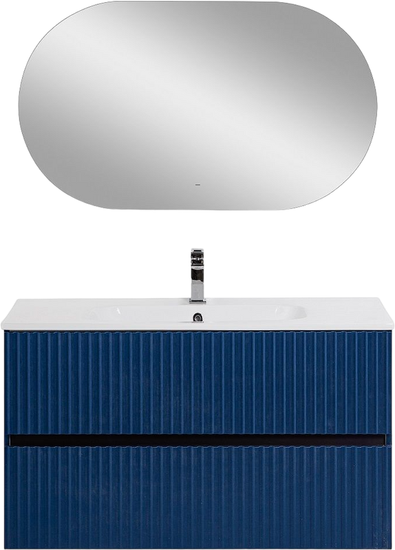 Мебель для ванной комнаты Art&Max Torino 100 подвесная, сапфир