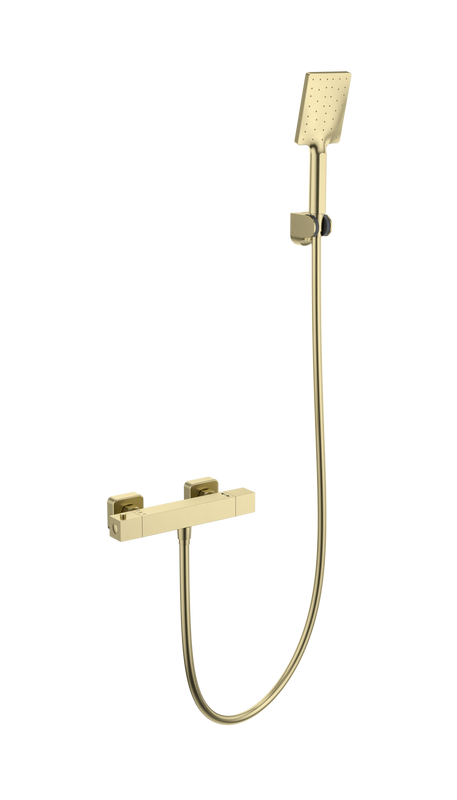 Термостатический смеситель Wonzon & Woghand Stay WW-B2062-A-BG брашированное золото