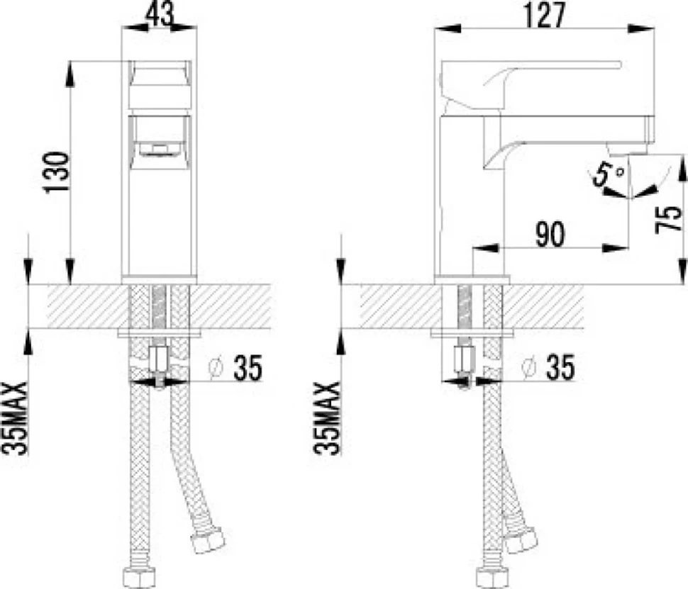 Комплект для ванной Lemark plus Grace LM1506C + LM1512C