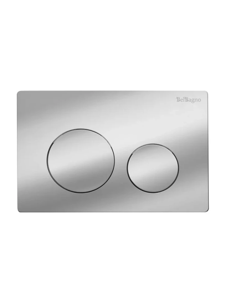 Кнопка смыва для унитаза BelBagno BB-03C-CRM пластик, цвет хром