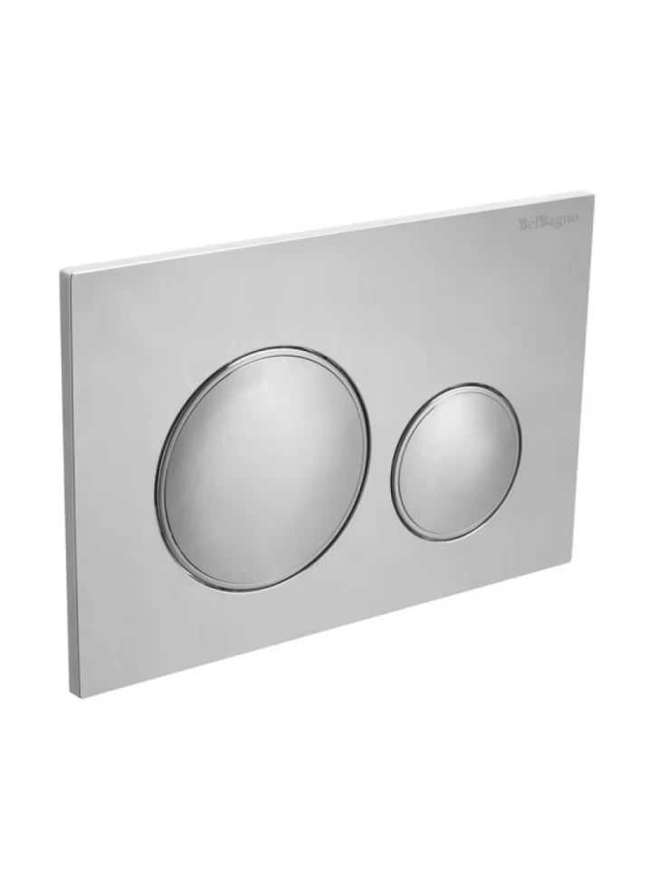 Кнопка смыва для унитаза BelBagno BB-03C-CRM пластик, цвет хром