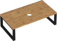 Столешница с раковиной 1MarKa Grunge Loft 90 дуб вотан