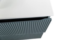 Тумба с раковиной BelBagno Uno 100 подвесная, 2 ящика, матовая голубая