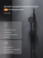 Душевой гарнитур AM.PM Like F0180022 черный Душевой гарнитур AM.PM Like F0180022 черный