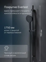 Душевой гарнитур AM.PM Like F0180022 черный
