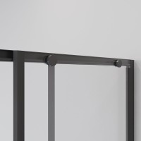 Душевой уголок Niagara Nova NG-6824-34BLACK 100x100, профиль черный матовый, стекло прозрачное