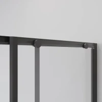 Душевой уголок Niagara Nova NG-6824-34BLACK 100x100, профиль черный матовый, стекло прозрачное