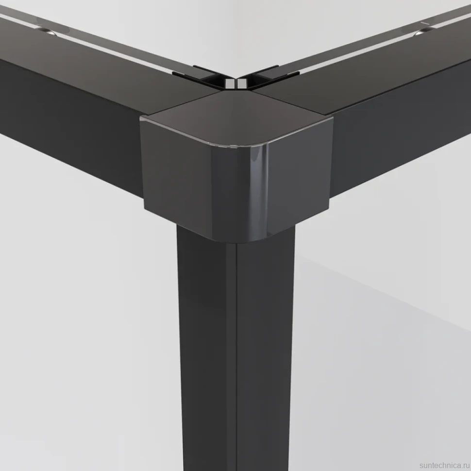 Душевой уголок Niagara Nova NG-6824-34BLACK 100x100, профиль черный матовый, стекло прозрачное