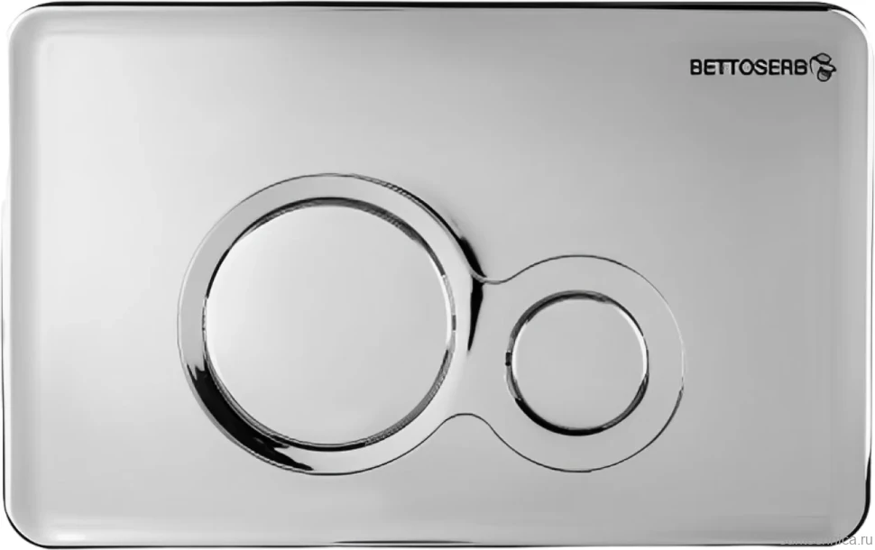Комплект Инсталляция BETTOSERB Sava Fix Slim 40006456 + Кнопка Twin 40006464 цвет глянцевый хром