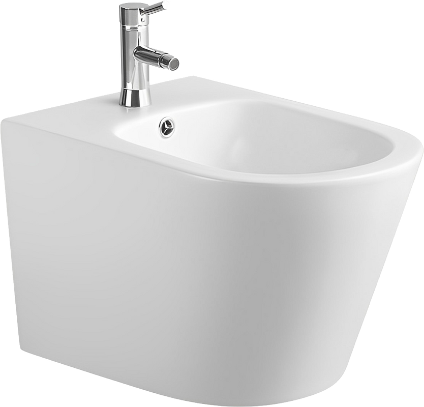 Биде подвесное AQUATEK Вега AQ1057-00 глянцевое белое