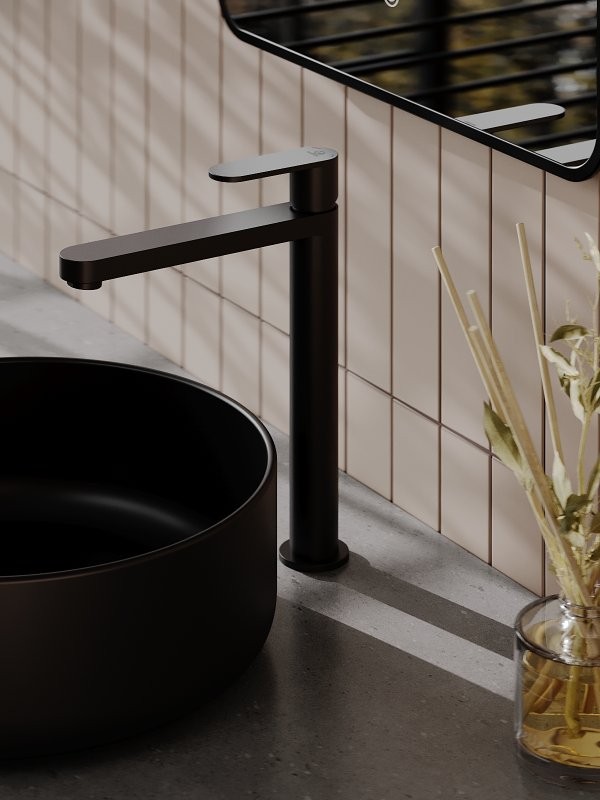 Смеситель для раковины Agger Sweet A2712144 черный матовый