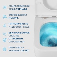 Унитаз-компакт напольный BelBagno Luce TOR BB2197CP-TOR/SC + BB2197T