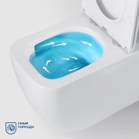 Унитаз-компакт напольный BelBagno Luce TOR BB2197CP-TOR/SC + BB2197T