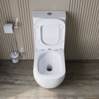 Унитаз-компакт напольный BelBagno Luce TOR BB2197CP-TOR/SC + BB2197T