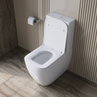 Унитаз-компакт напольный BelBagno Luce TOR BB2197CP-TOR/SC + BB2197T