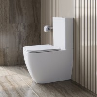 Унитаз-компакт напольный BelBagno Luce TOR BB2197CP-TOR/SC + BB2197T