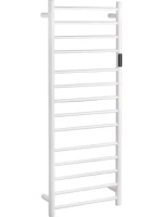 Полотенцесушитель электрический Bemeta 704151054 130x45 см, подключение справа, скрытое подключение справа, матовый белый, лесенка
