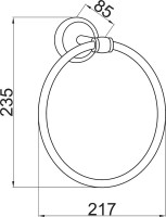 Полотенцедержатель Boheme Vogue 10135