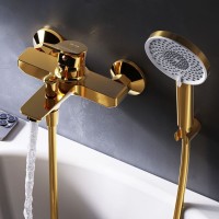 Смеситель для ванны с душем AM.PM X-Joy F85A15099 золото