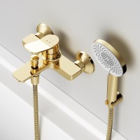 Смеситель для ванны с душем AM.PM X-Joy F85A15099 золото