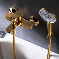 Смеситель для ванны с душем AM.PM X-Joy F85A15099 золото