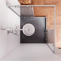 Душевой уголок AM.PM Gem W90G-403-100100-MT 100х100 см Душевой уголок AM.PM Gem W90G-403-100100-MT 100х100 см