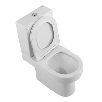 Унитаз-компакт напольный BelBagno Norma BB339CPR BB089SC безободковый, с микролифтом