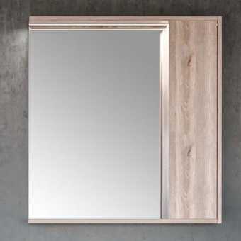 Зеркало AQUATON Стоун 80 сосна арлингтон, с подсветкой