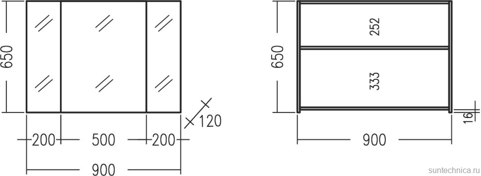 Мебель для ванной комнаты СаНта Марс 29 R под стиральную машину, напольная, 1 дверца, янтарная