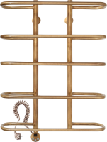 Полотенцесушитель электрический Secado Венеция 4603777477912 85x50 см, подключение слева, бронза, лесенка, латунь