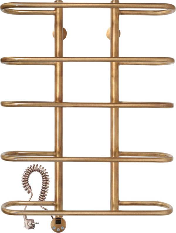 Полотенцесушитель электрический Secado Венеция 4603777477912 85x50 см, подключение слева, бронза, лесенка, латунь