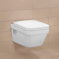 Унитаз подвесной Villeroy & Boch Architectura 5685HR01 безободковый с микролифтом, альпийский белый