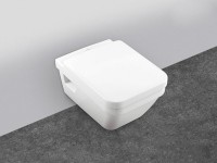 Унитаз подвесной Villeroy & Boch Architectura 5685HR01 безободковый с микролифтом, альпийский белый