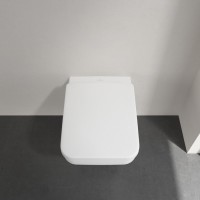 Унитаз подвесной Villeroy & Boch Architectura 5685HR01 безободковый с микролифтом, альпийский белый