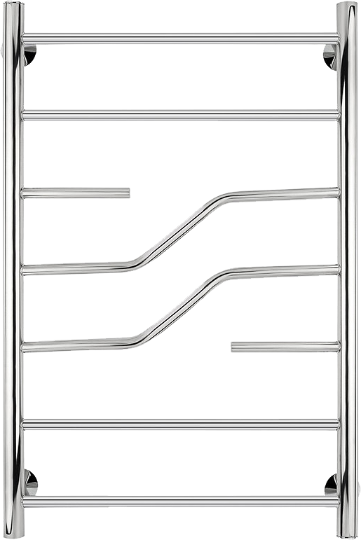 Полотенцесушитель электрический Secado Риволи 4603777457945 85x55 см, подключение слева, глянцевый хром, лесенка