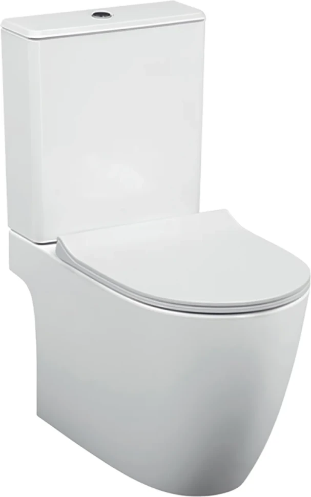 Унитаз-компакт напольный VitrA Sento Open-Back 9830B003-7204 безободковый